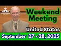 Download Lagu JW Weekend Meeting for September 22 - 28, 2025 | UNITED STATES