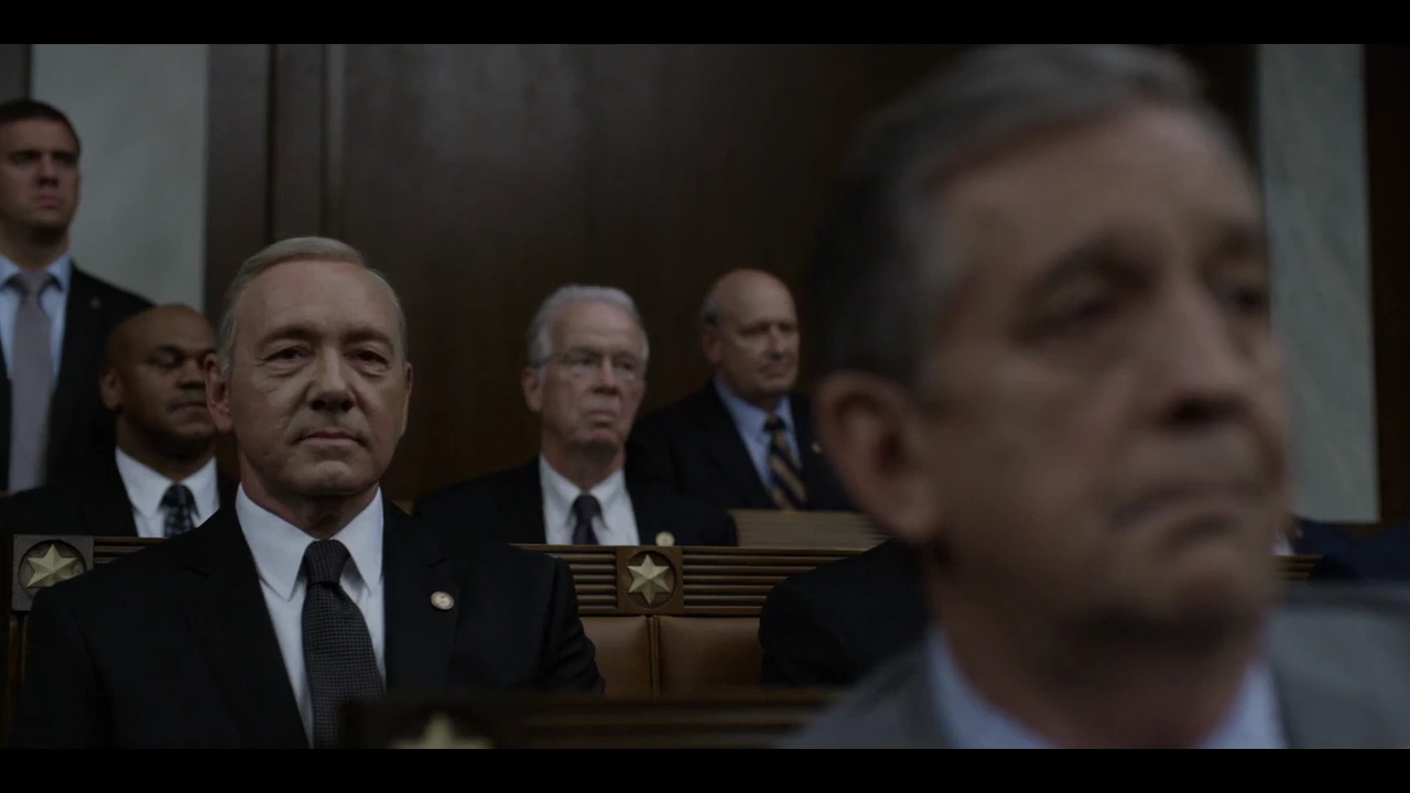 House of Cards SEO5E1 Parliamentary Debate with the US President