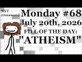 Monday 26 ACROSS ONLY CHALLENGE -