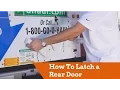 How To Latch a Rear Door on a U-Haul Truck