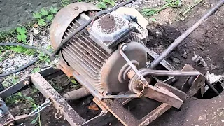 DIY 7.5 kW Electric Trencher Built from Scratch