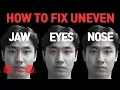Download Lagu Fixing Uneven Face(Jaw, Eyes, Nose) Facial Asymmetry in 6 Minutes