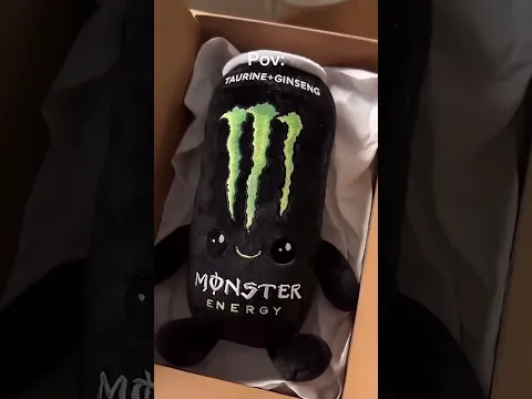 POV: You Got The Plushy Version of Your Favorite Energy Drink π