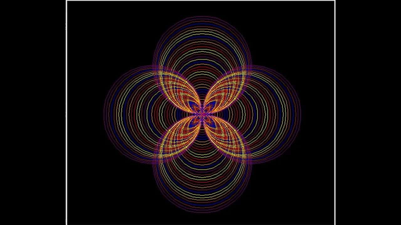 spirograph using python turtle - best spirograph