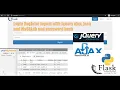 Python Flask MySQLdb Login Register logout with Jquery ajax json and and password hash