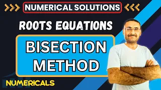 Bisection Method Roots of Algebraic Transcendental Equations Numerical Solutions Btech BCA