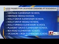 Wake County Public School System approves calendar changes at eight schools