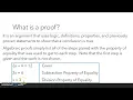 Geometry 2-5 Algebraic Proof Part 1