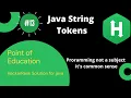Hackerrank Java String Practice of education