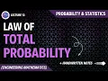 Lec-13 Law of Total Probability Probability and Statistics