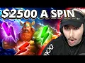 SPINNING IN A MASSIVE SUPER BONUS ON A $2500 BET SIZE!!! (BIG SPINS)