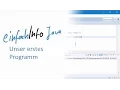 01 Our first program - Introduction to Java and Eclipse