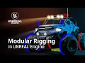 Series Modular Car Rigging in Unreal Engine