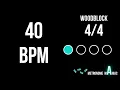 Download Lagu Metronome 40 BPM 4/4 - Woodblock