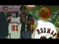 Rodman First Bulls Game - 1995 Preseason