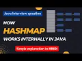 How HashMap works internally in Java Popular Java Interview Question Explained in Hindi
