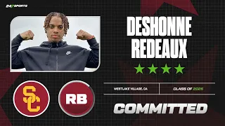 WATCH 4-Star RB Deshonne Redeaux commits to USC No 5 Overall RB