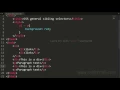 CSS general sibling selectors