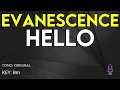 Evanescence - Hello - Karaoke Instrumental