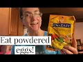 How to Use Eat Powdered Eggs - Emergency Preparedness Camping Food