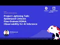 Project Lightning Talk Spiderpool Unlocks Fine-Grained RDMA Observability for AI Inference - W Lan