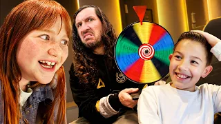 ADLEY vs BOYS - who will WiN 👀  Crazy Challenges on a Mystery Wheel, Playing Roblox Games w Friends