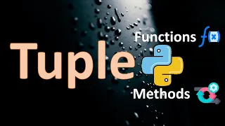 16 Tuple Data Type Functions and Methods - Python