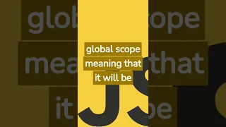 Most asked JavaScript interview questions in JavaScript what are the scopes of a variable