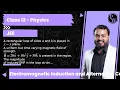 A rectangular loop of sides a and b is placed in x-y plane A uniform but time varying magnetic f