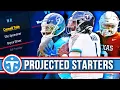 Titans MUCH IMPROVED Depth Chart 53-Man Roster Projection MCA Titans Podcast