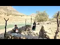 Download Lagu Orphaned Mother and Son Build Stone Shelter to Survive Mountain Storms Alone