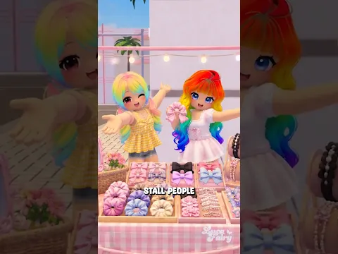 💗 My Hair Produced Candies, Chloe's Hair Produced Gold 🏡 Roblox Story #roblox #shorts