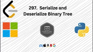 LeetCode 297 Serialize and Deserialize Binary Tree Amazon Interview Question Python Hack Code