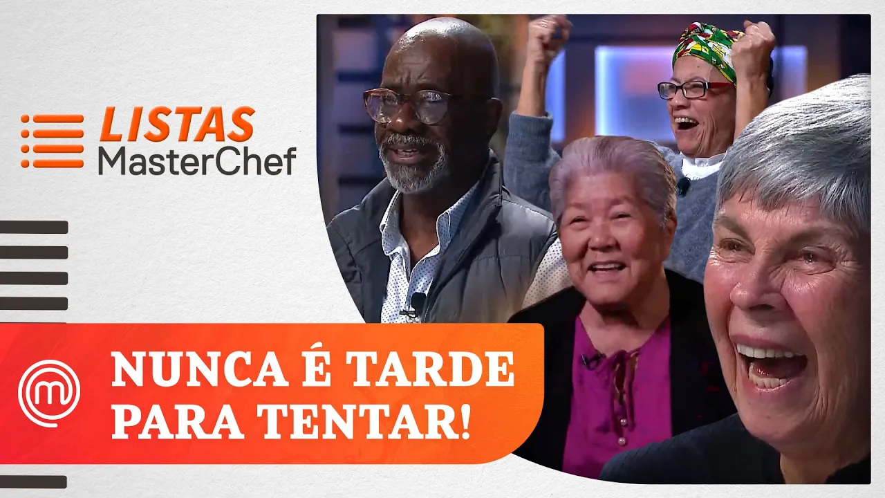 Nunca  tarde para tentar algo novo!   LISTAS MASTERCHEF