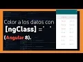 Angular ng class TUTORIAL