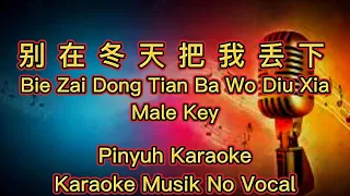 bie zai dong tian ba wo diu xia karaoke musik no vocal