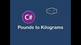 pounds to kilograms in c