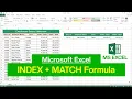 How to use Index Match Function in Microsoft Excel Index Match Formula in Excel