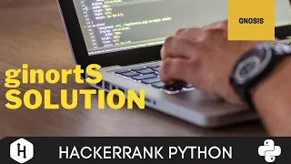 ginortS Solution Python Hackerrank Solution English