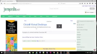 Example of a nested interface from Java API - javapedia net