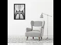Americanflat 20x30 Poster Frame in Black with Polished Plexiglass - Horizontal and Vertical Formats
