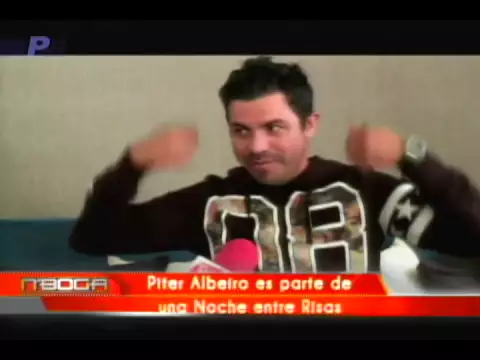 Piter Albeiro es parte de una noche entre risas