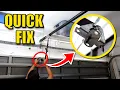 How to Fix Garage Door Bracket that Ripped Off