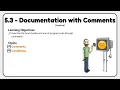5 3 - Documentation with Comments