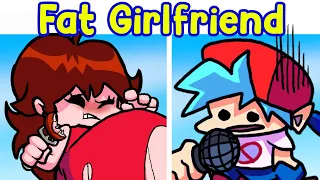friday night funkin vs fat girlfriend buffet night burstin fnf mod 
