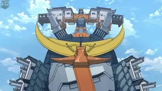 battle in the big robots batman ninja