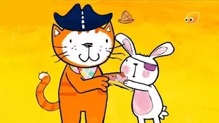 القطة مشمشة حلقة جديدة القفز 