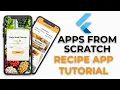 Flutter Recipe App Tutorial Apps From Scratch
