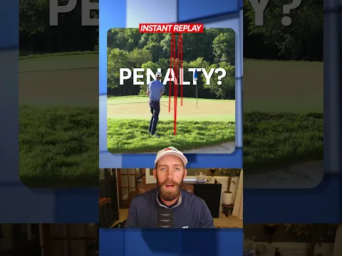 You make contact with a stray ball hidden in the rough. What’s the ruling? 👀