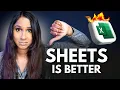 I abandoned Excel COMPLETELY because of Google Sheets Google Sheets vs Excel